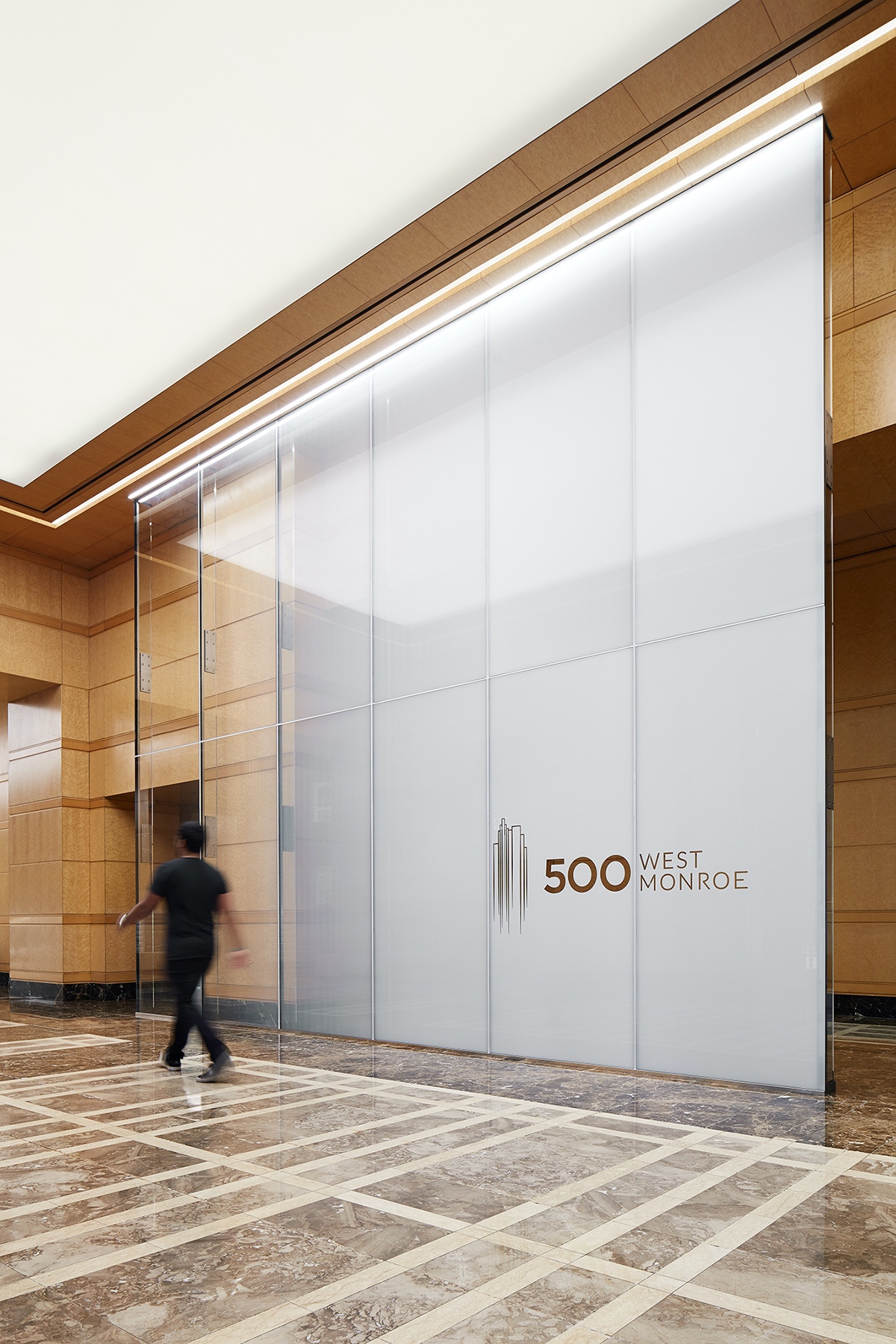 500 West Monroe Entrance & Building Lobby Renovation Epstein